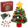 Fenrry Crochet Kit for Beginners Christmas Wreath Adults Knitting Kit with Step-by-Step Video Tutorials Crochet Yarn