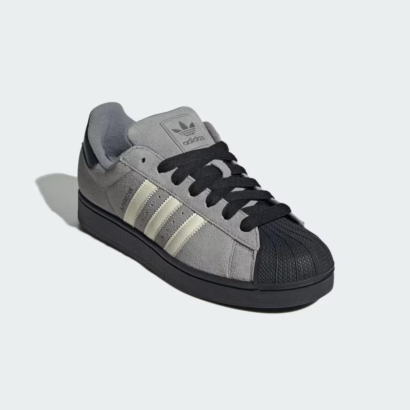JQ3222 adidas Orignals Superstar 2 Grey Three Cream White Core Black (Men's)