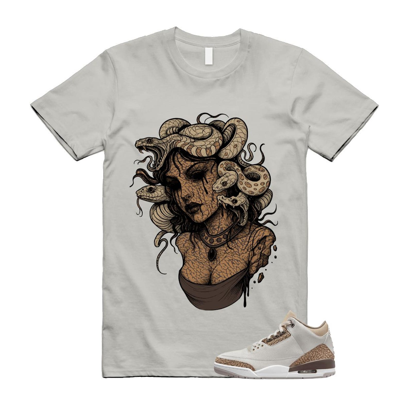 3 Palomino Light Orewood Brown British Tan T Shirt Match SNAKES 3XL