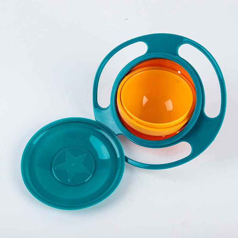 

Гироскопическая миска Блюда Миска-непроливайка Плавное вращение на 360 градусов Гироскопическая миска зелёный