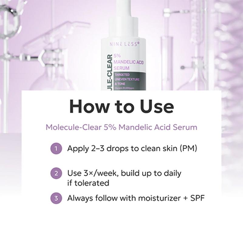 [NINE LESS] Molecule-Clear 5% Mandelic Acid Serum 30ml