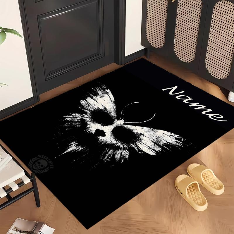 Dark Gothic (1) Personalized Name Office Carpet Stylish Decor for Living Room Bedroom Kitchen