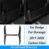 For Dodge Durango 2011-2020 Carbon Fiber Center Console Gear Shift Air Outlet AC CD Window Lift Trim Set Car Accessories Sticker