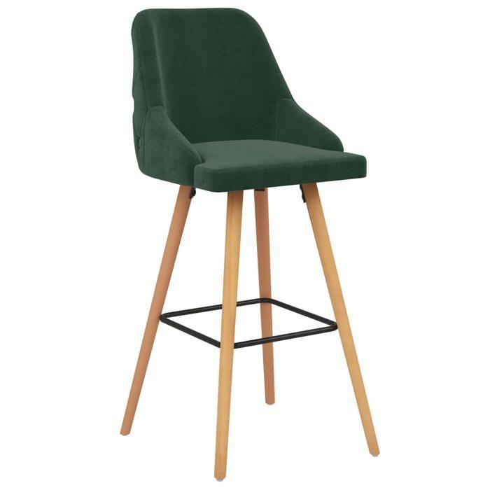 VidaXL Lot de 2 Tabourets de Bar, Chaise de Pub, Siège de Bistrot, Meuble de Salle à Manger Cuisine Salon Maison Intérieur, 289465