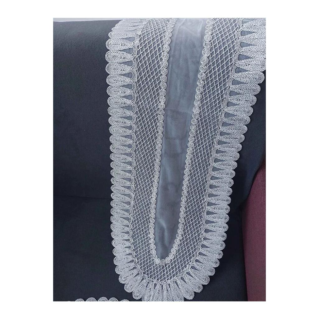 Amerikanisches Tischset, 1 Läufer, 6 Teller, Speiseservice-Set, Tischdecken-Set, Service-Präsentationsset