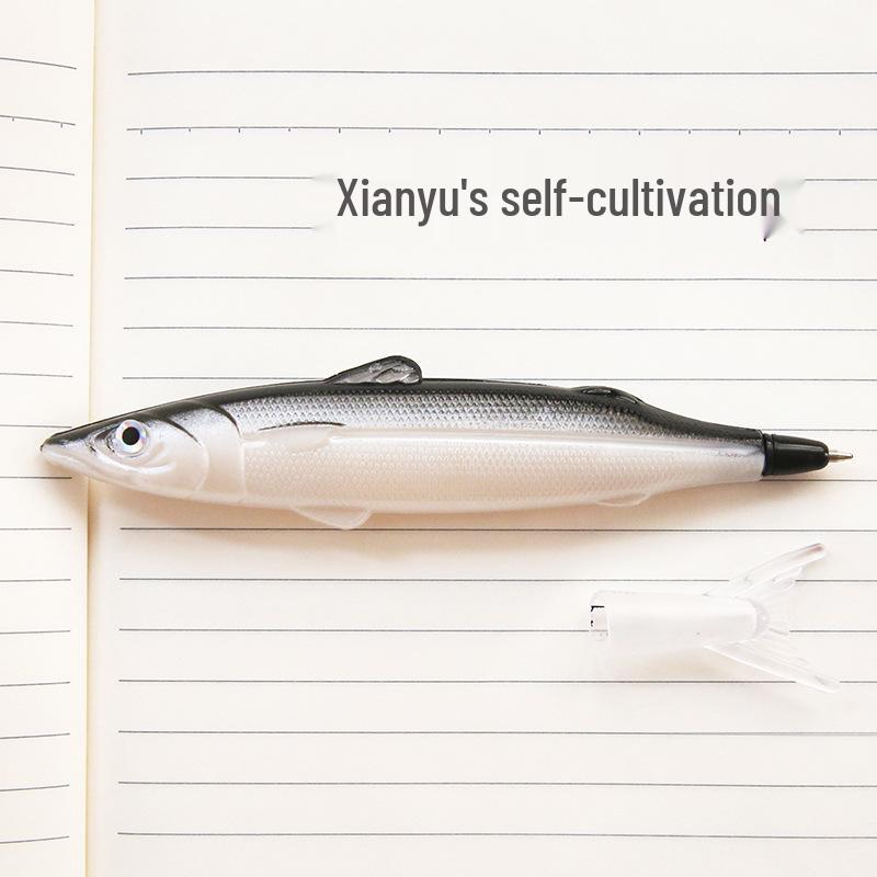 Creative Fish-Shaped Ballpoint Pen - Funny Personality, 0.5mm Black Ink