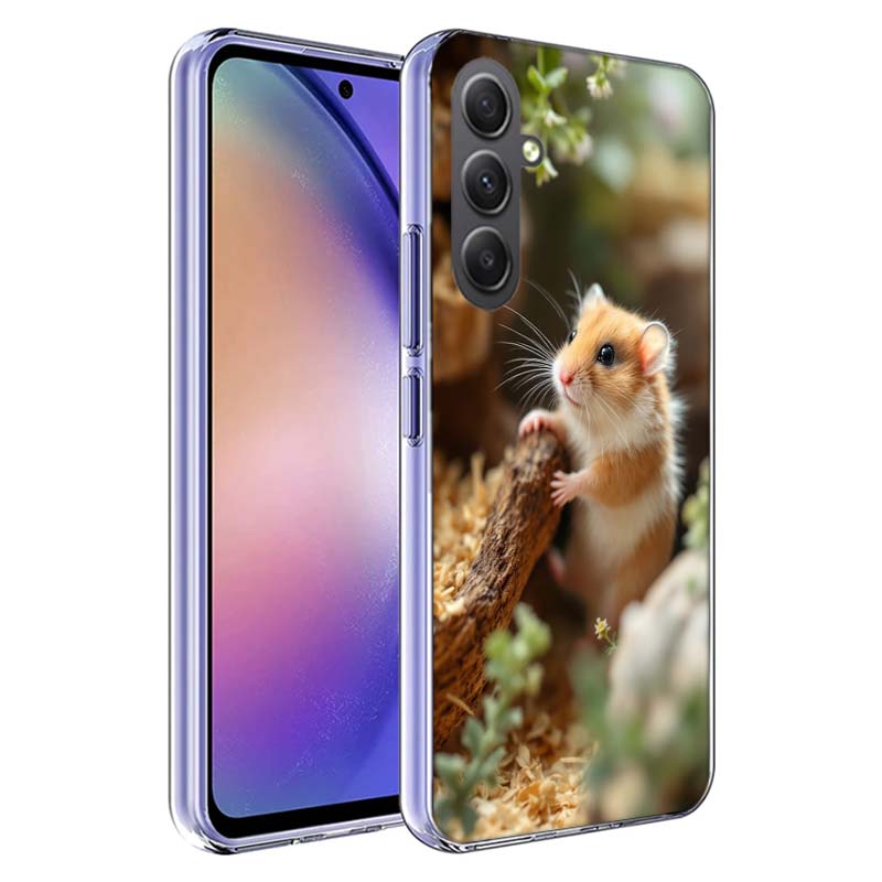 Hamsters With Hats Have Ears Phone Case For Samsung A54 A34 A24 A14 A53 A33 A23 A13 A52S A32 A22 A12 A17 Galaxy A03S A04S A02S A