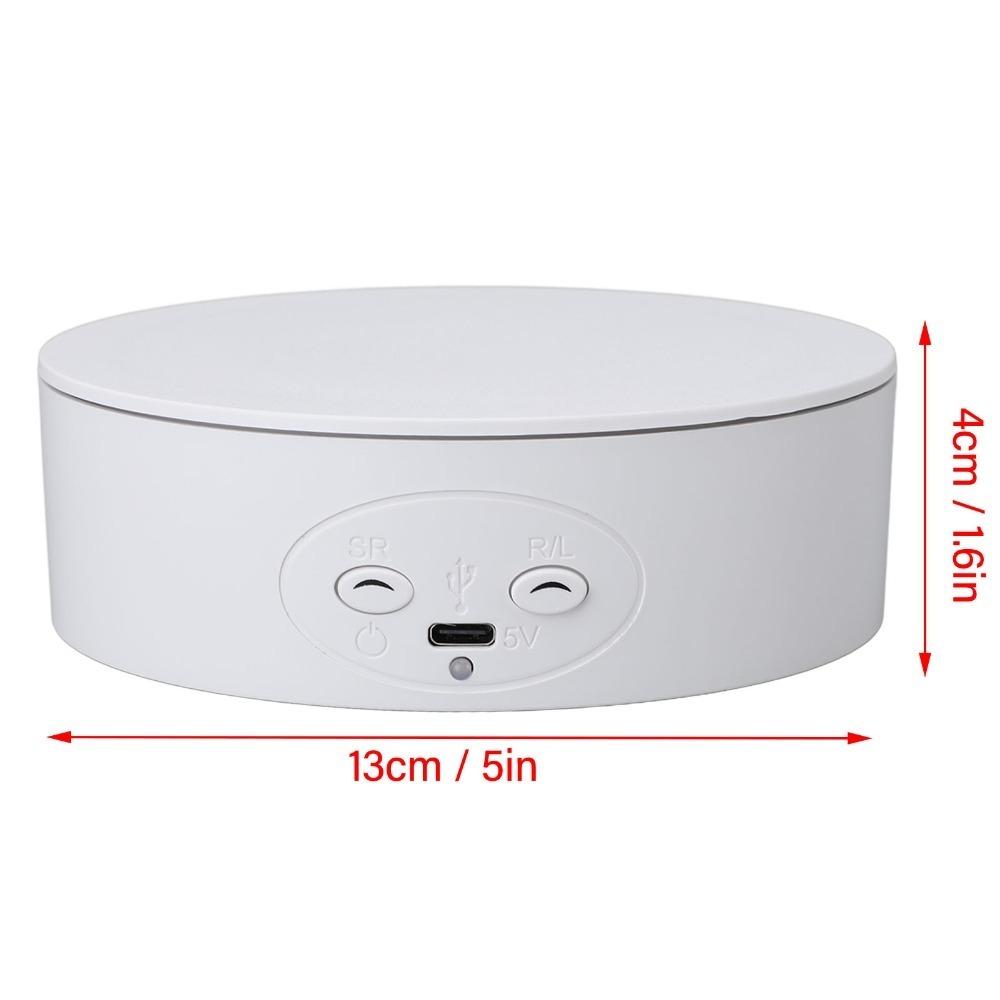 

Turntable Stand 5 Inch Rotating Display Stand 360 Rotation Electric Turntable Display Turntable Store Display
