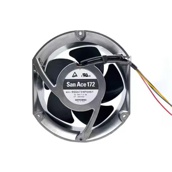 

DC24V 2.8A 9SG5724 Fan - Model 9SG5724P5H61 / 9SG5724A563 / 9SG5724A5D63 P5H61 DC24V 2.8A