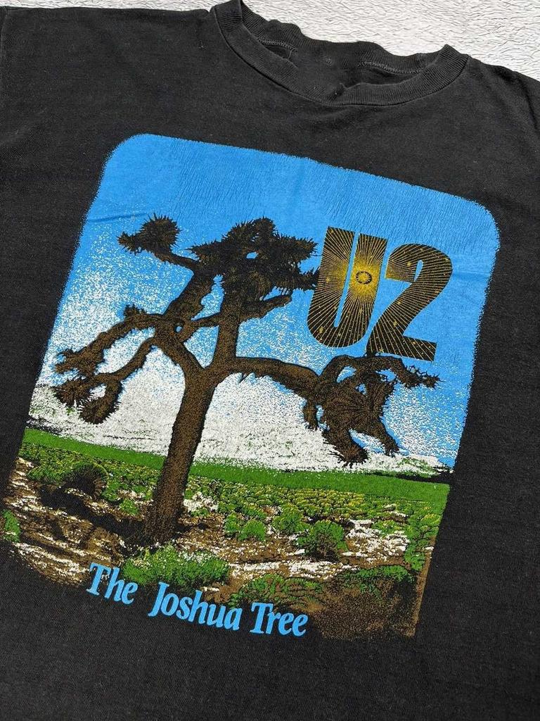 Band Tees Vintage U2 The Joshua Tree 1987 Band T Shirt NI333 FREE SHIPPING