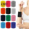 Sweat Absorbent Wristband Terry Cloth Wrist Sweatband Breathable Sports Band Men Gym Workout Women Athletic Running Football Volleyball Basketball