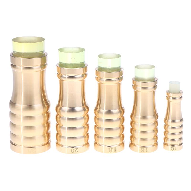 1PCS 10/16/18/20/25 Brass Cane Crutch Tip With Anti-Skid Rubber Pad For Hiking Pole Chair Leg Feet Replacement