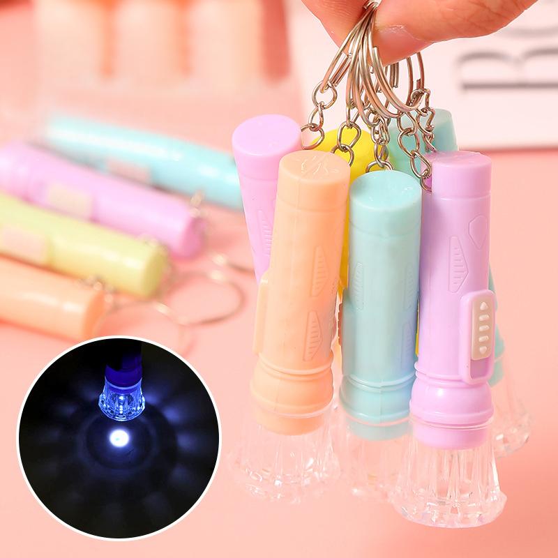 10/20Pc Mini Led Glow Flashlight Kids Birthday Party Carnival Wedding Guest Gift Goody Bag Pinata Filler Classroom Prizes Trophy