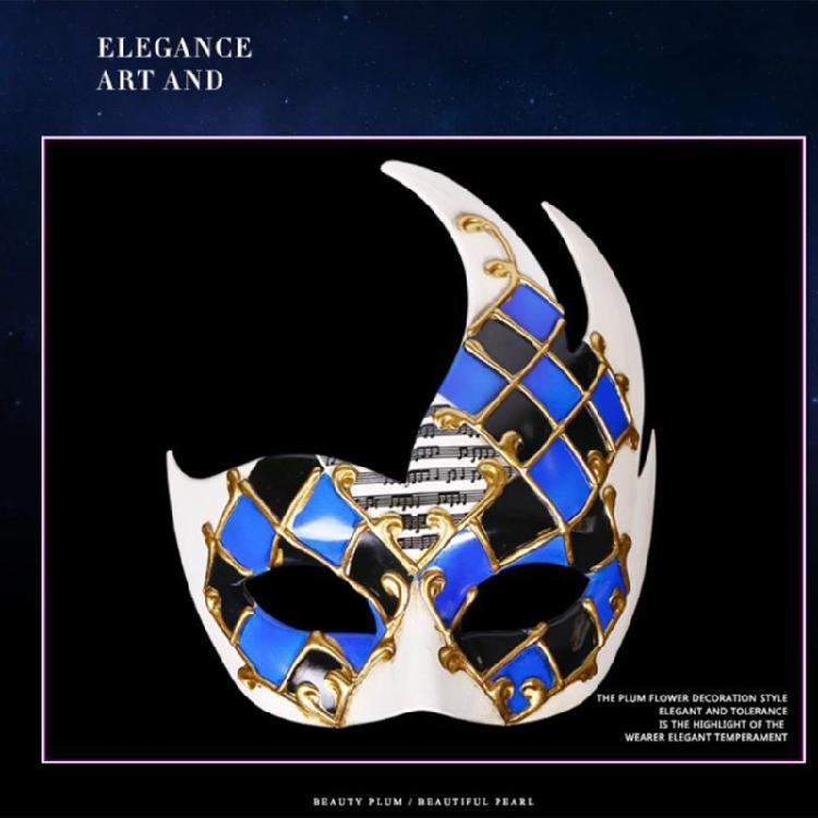 Halloween Cosplay Augenmaske Maskerade Halbmaske Accessoire für Karnevalsparty