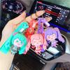 Klassische Anime Hatsune Miku Figur Modell Spielzeug Schlüsselanhänger Süßes und Schönes Mädchen Dekorative Rucksack Anhänger Kleines Geschenk