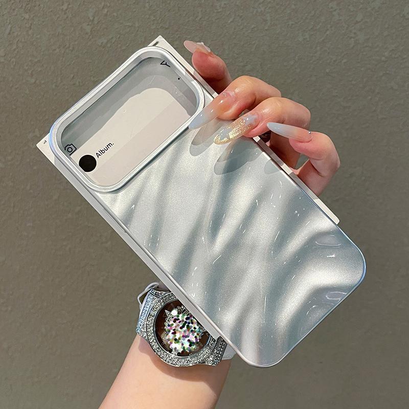 3D Curly Wavy Texture Phone Case For For Iphone 17 Air 16 1 14 Plus 13 Pro Max Soft Shockproof Phone Back Cover