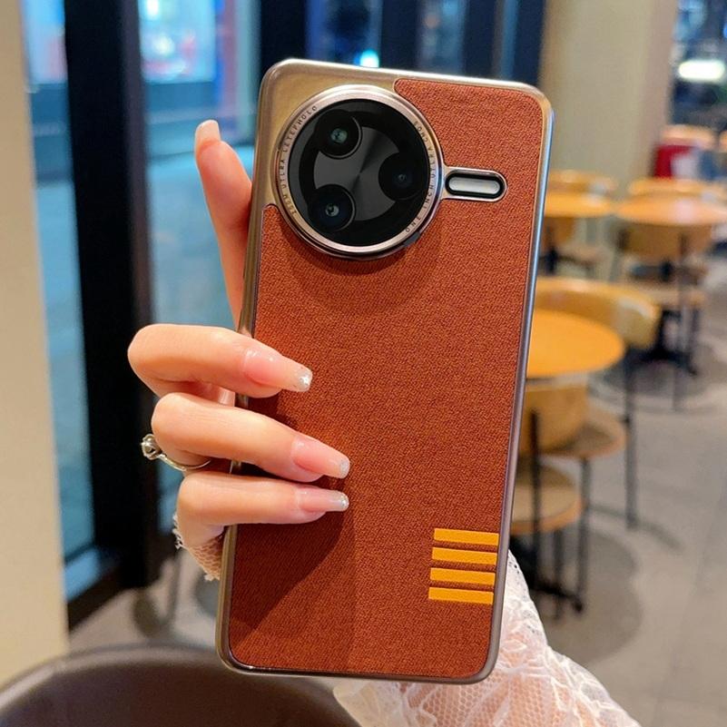 

Vintage tap-on-leather Gray Edges Lens Raised Protective Lens Case For Poco F7 Ultra POCO F7 Pro Protect Cover Poco F7 Pro