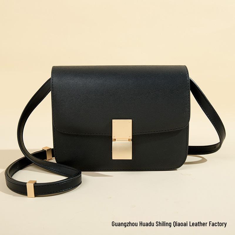 2025 Women's Genuine Leather Tofu Crossbody Bag - Fashionable Summer Shoulder Bag
