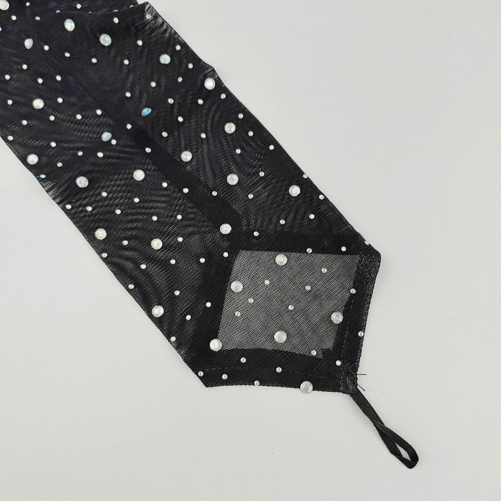 1 Para Rękawiczek Siateczkowych z Haczykiem na Środkowy Palec, z Cyrkoniami, Chroniących Przed Słońcem, Długie Rękawy Bez Palców, Damskie