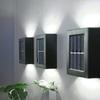 2LED Solar Outdoor Wall Light - Up/Down Accent Lighting for Courtyard, Villa, Decoration