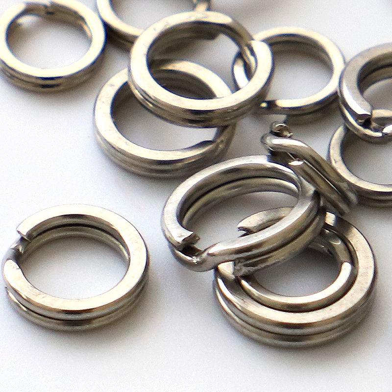 Lure Accessories: Flattened Split Ring Connectors