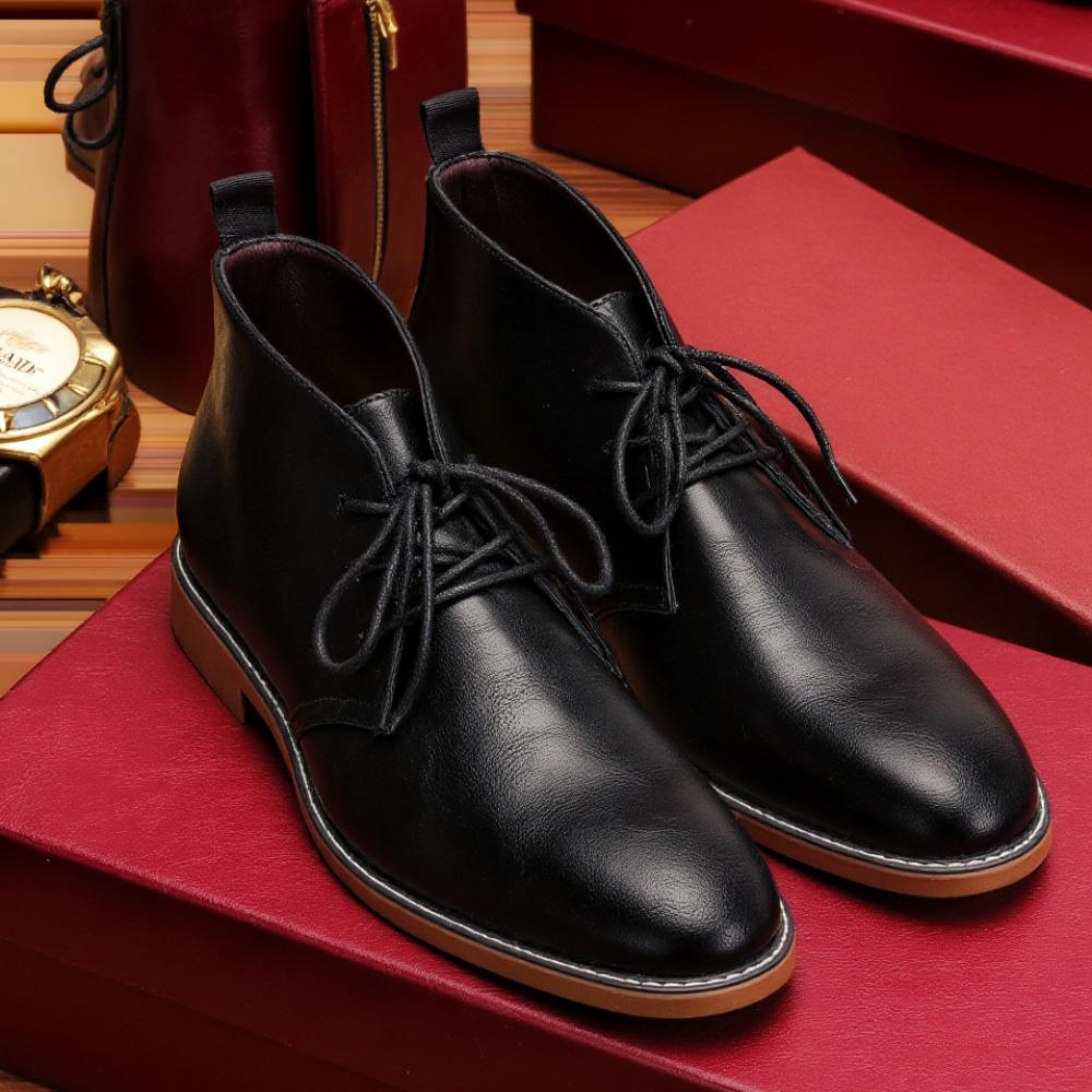 Boots Leather Retro Brand 2026 Casual Comfortable Fashion Outdoor Walking Shoe