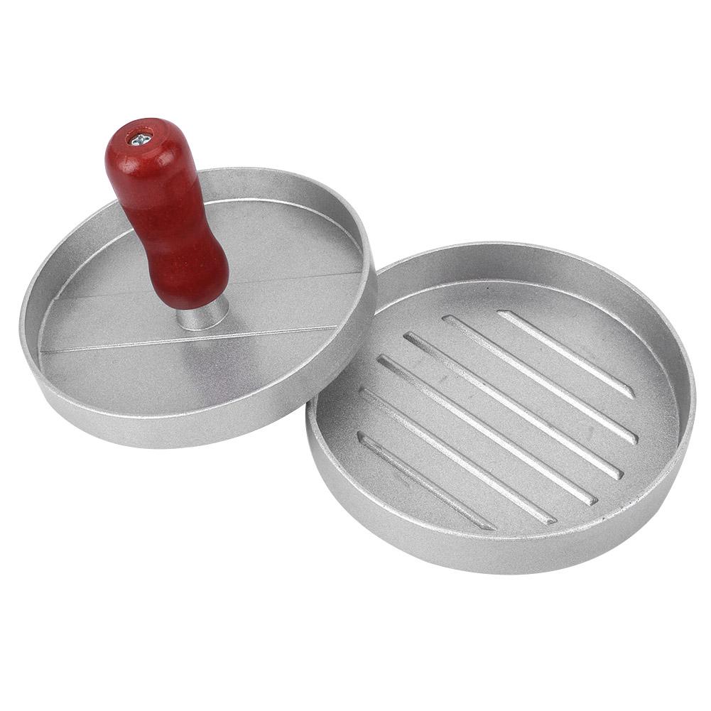 RoundShape Aluminum Alloy NonStick Hamburger Meat Press Maker Mold Kitchen Accessory