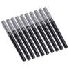 10PCS Metallic Marker Pens Grey Profession Metallic Pens Quick Dry Fluent Writing Graffiti Marker Pens for Wood Painted