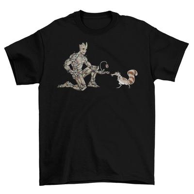 Guardians of the Galaxy Ich bin Groot T-Shirt Baumwolle Lustig Ice Age Nagelneu