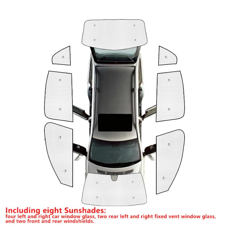 Full Cover Sunshades for Nissan Murano Z51 MK2 2009~2014 Sun Protecti Front Rear Window Curtain Windshield Visor Mat Accessories
