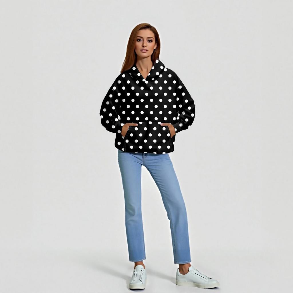 Women's Fashion Daily  Casual V-Neck Long Sleeve Printed Top