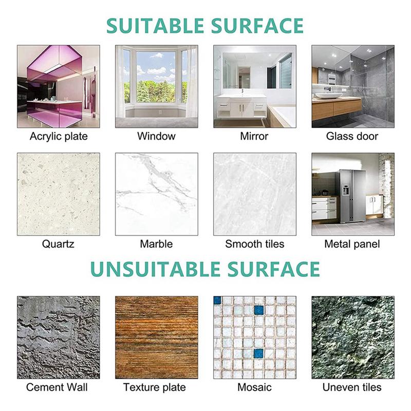 ABWR-6X Large Transparent Reusable Heavy Duty Vacuum Suction Cup Hook