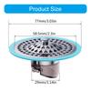 Universal Bathroom Floor Drain Shower Drainage Modern Bathroom Floor Drain Quick Drainage Anti Backflow Shower Trap