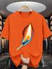 Summer Male Casual Grey T Shirt Abstract Burning Match Art Print Soft Cotton Short Sleeve Minimalist Fashion Loose Top