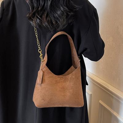 2025 New Large-capacity Commuter, Minimalist Style Matte Retro Shoulder Messenger Bag, Fashionable Underarm Commuter Bag