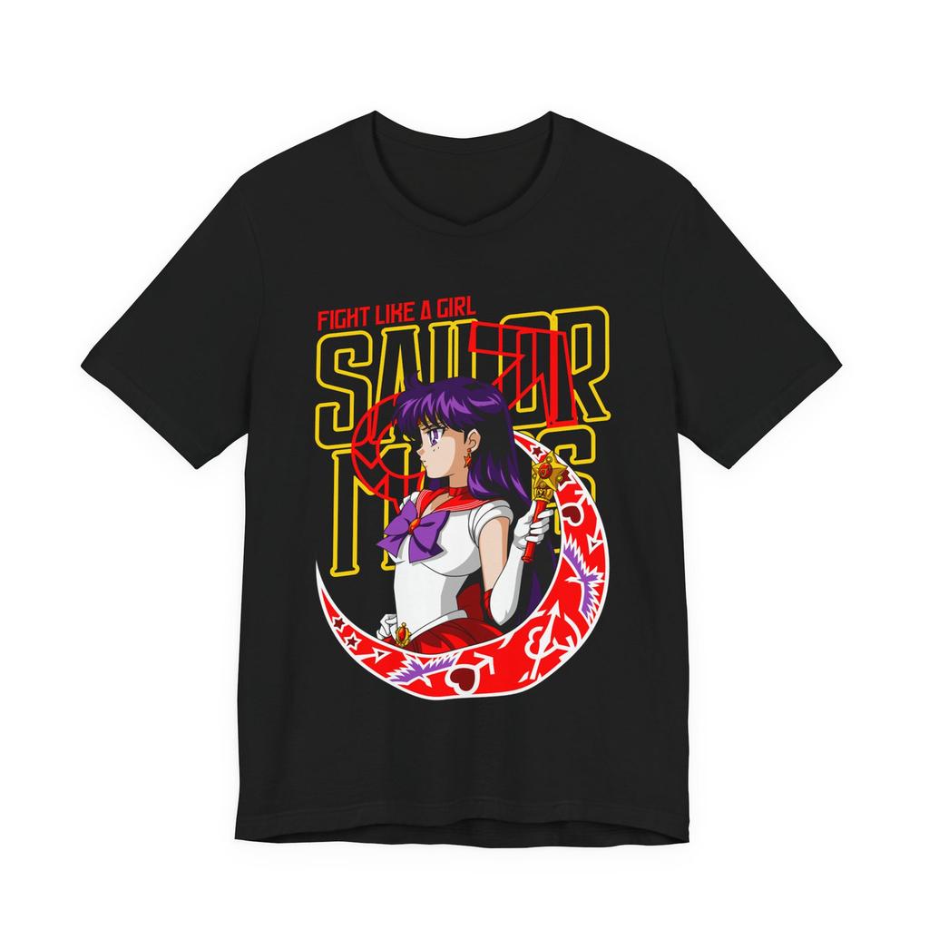 Anime Sailor Mars Fight Like A Girl T Shirt Size S - 5Xl Gift For Friends