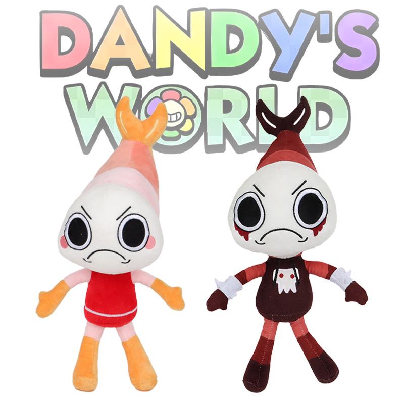 Dandy'S World Plush Shrimpo Cute Pillow Doll Toy  Dandys World Plushie Horror Game Soft Stuffed Toy Children  Birthday Gift Doll
