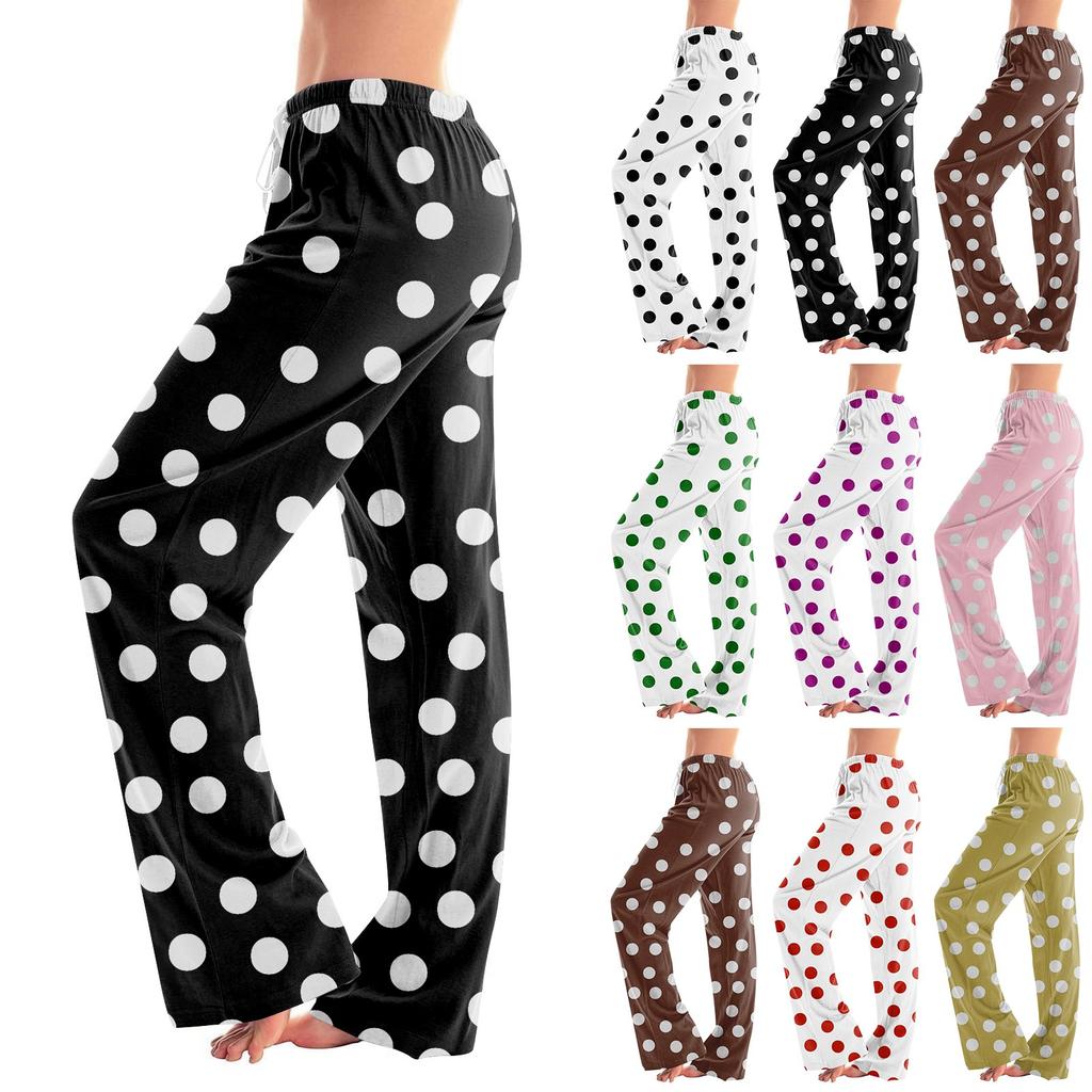 Dame Vinter Soild Farge Bukser Full Lengde Lange Bukser Sportsbukser