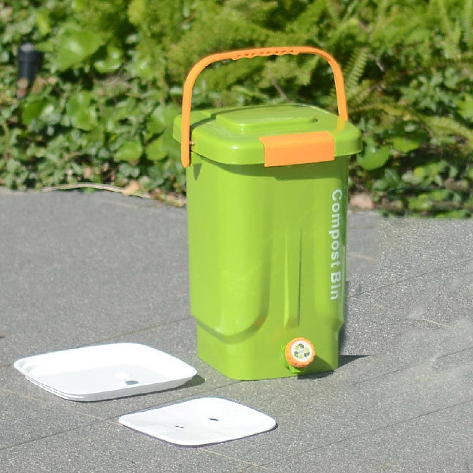 

Compost Bin Bucket Reusable Lightweight Fermentation Tank Sealed Trash Can for Orchard 26cmx25.5cmx36cm