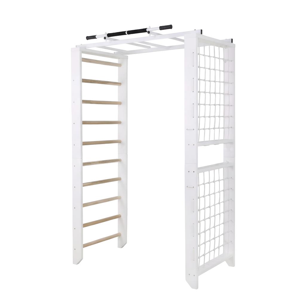 Wall Bars With Climbing Net And Metall Pull Up Bar