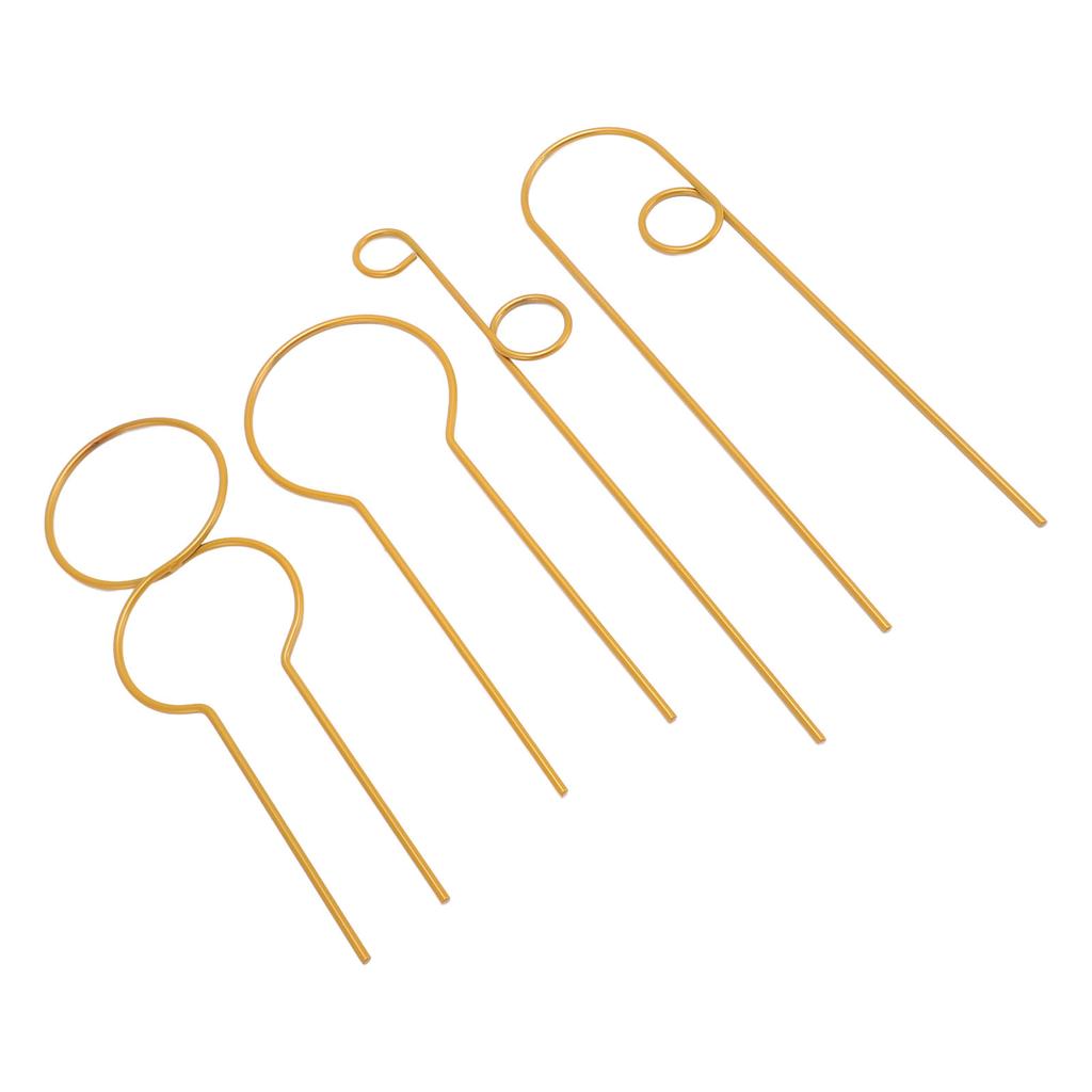 4pcs Plant   Rust Proof Stylish Metal Climbing Plant   for Home Garden Potted Plant