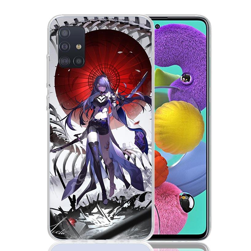 Honkai Star Rail Acheron Phone Case for Samsung Galaxy A52 A51 A50S A12 A22 A32 A72 A10S A30S A31 A71 Note 20 Ultra 10 Plus S10