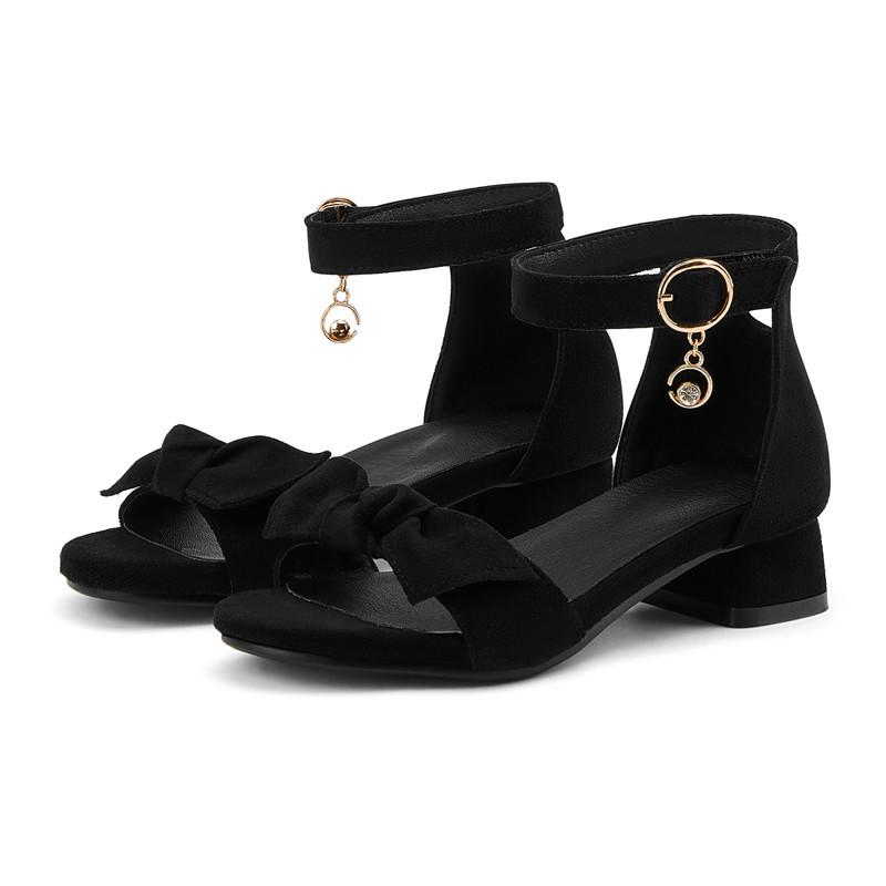 

Туфли-босоножки на высоком каблуке для девочек 2025 детская обувь новая летняя на мягкой подошве принцесса маленькая девочка 10 ученики среднего возраста 12 лет 39