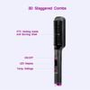 Negative Ion Hair Straightener Brush Hair Straightener Comb Hot Brush Hair Straightener with Anti-Scald Feature