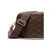 Michael Kors MK Bryant Embossed Logo Shoulder Strap Removable Embossed Logo Leather Crossbody Bag Medium Women Crossbody Bag 32F5AYTC6L-CHOCOLATE