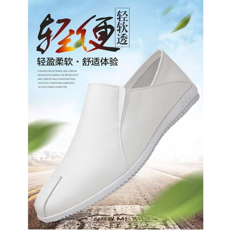 Men S Breathable Slip On Driver Shoes Soft Sole Business Casual Loafers Black