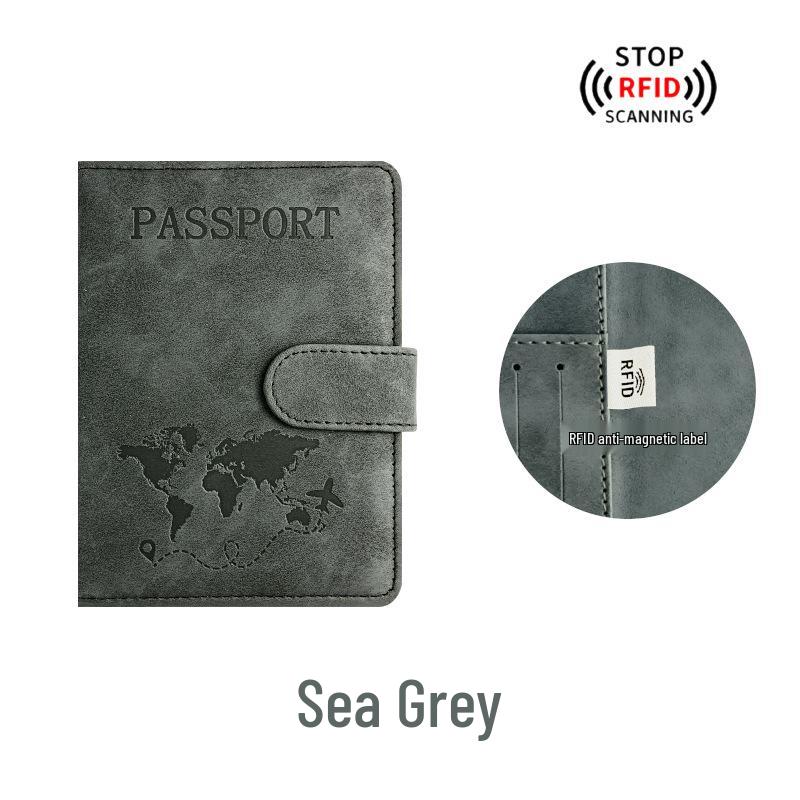 Customizable Multi-Color PU Leather Passport Holder Set