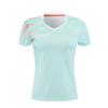 Quick-Dry Badminton Sport Shirt Men Women Kids Striped Design Breathable Athletic Wear
