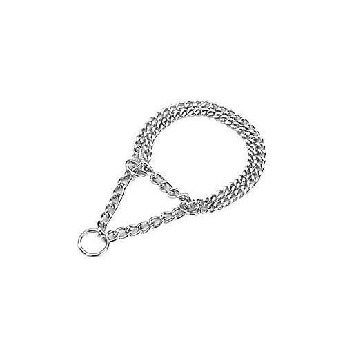 Nobby Chaîne Collier Ras De Cou 2rangs Chromé - 73030