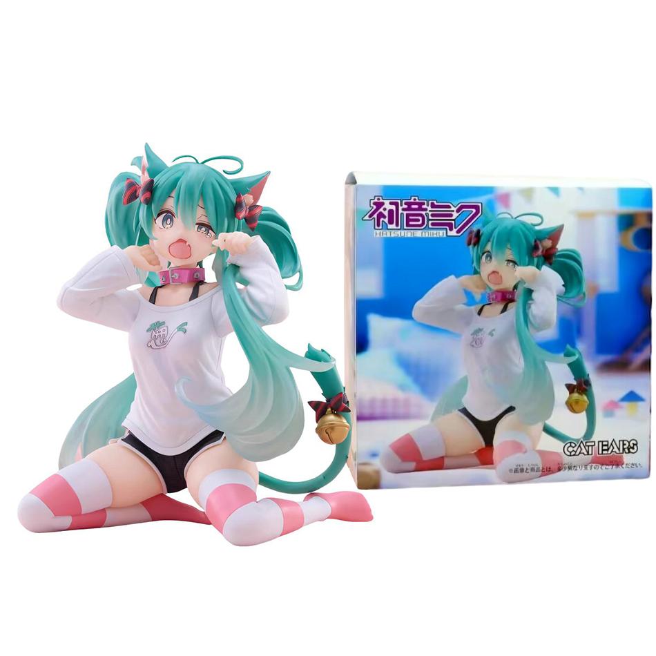 12cm Desktop Cute Hatsune Miku Girls Toy Anime Gift Figure Toy Anime Game PVC Action Figure Collectible Figure Doll